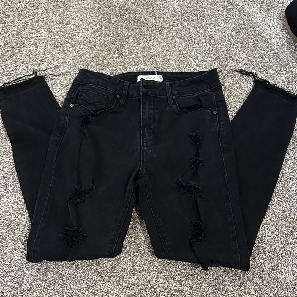Unpublished Black Ripped Jeans